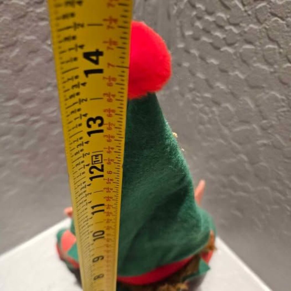 Vintage Christmas Elf Plush Doll with Beard - Picture 5 of 6